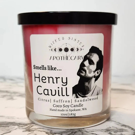 Smells like Henry Cavill coconut soy wax candle