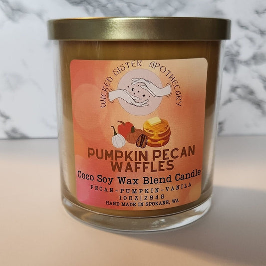 Pumpkin Pecan Waffles Coco Soy Wax Candle