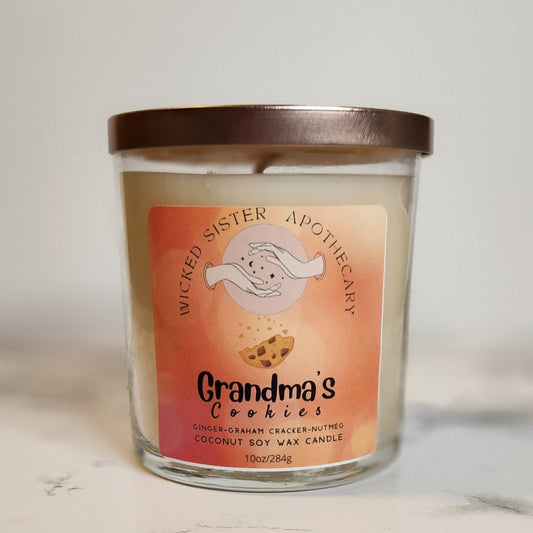 Grandma's Cookies coco soy wax candle