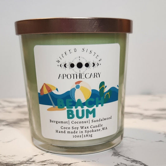 Beach Bum Coco Soy Wax Candle