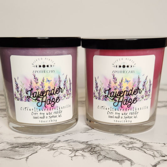 Lavender Haze Soy Wax Candle